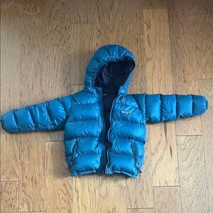 Patagonia 5T Hi-Loft Down Sweater Hoodie